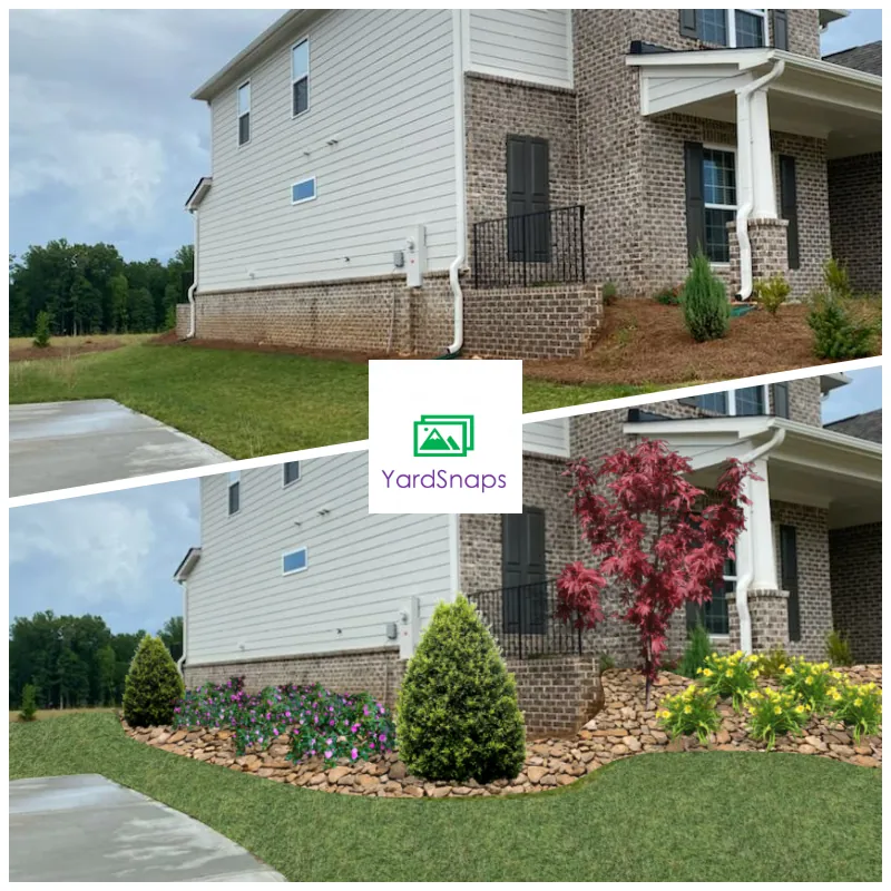 QuickSnap landscape design by YardSnaps